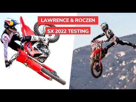 Ken Roczen & Jett Lawrence Testing for 2022 Supercross