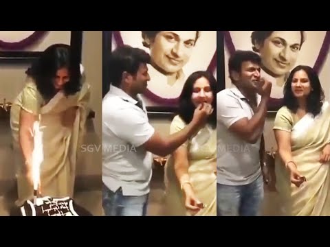 Video: Happy moments of Puneeth Rajkumar in wife Ashwini’s birthday before demise