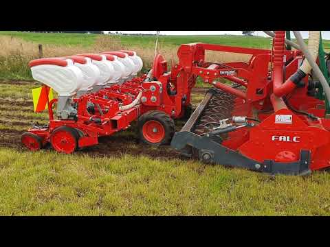 video Горизонтальная фреза FALC STRIP-TILL для тракторов от 130 до 220 л.с