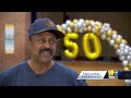 Students, staff celebrate custodians 50th anniversary(WBAL) - 02:12 min - News - Video
