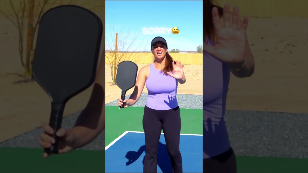 POV: You hit a net cord to win the point... #pickleball