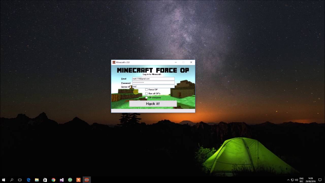 minecraft force op 1.8 for mac