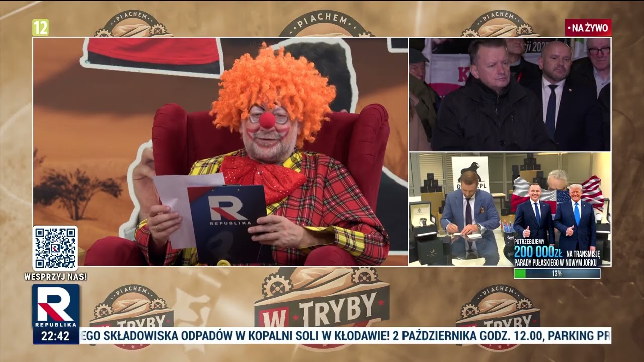 Kto jest największym klaunem w obozie władzy? Piachem w Tryby 1/2