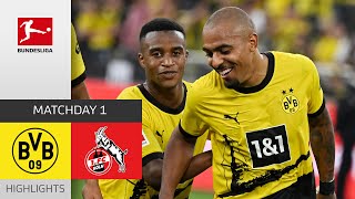 Borussia Dortmund — 1. FC Köln 1-0 | Highlights | Matchday 1 – Bundesliga 2023/24