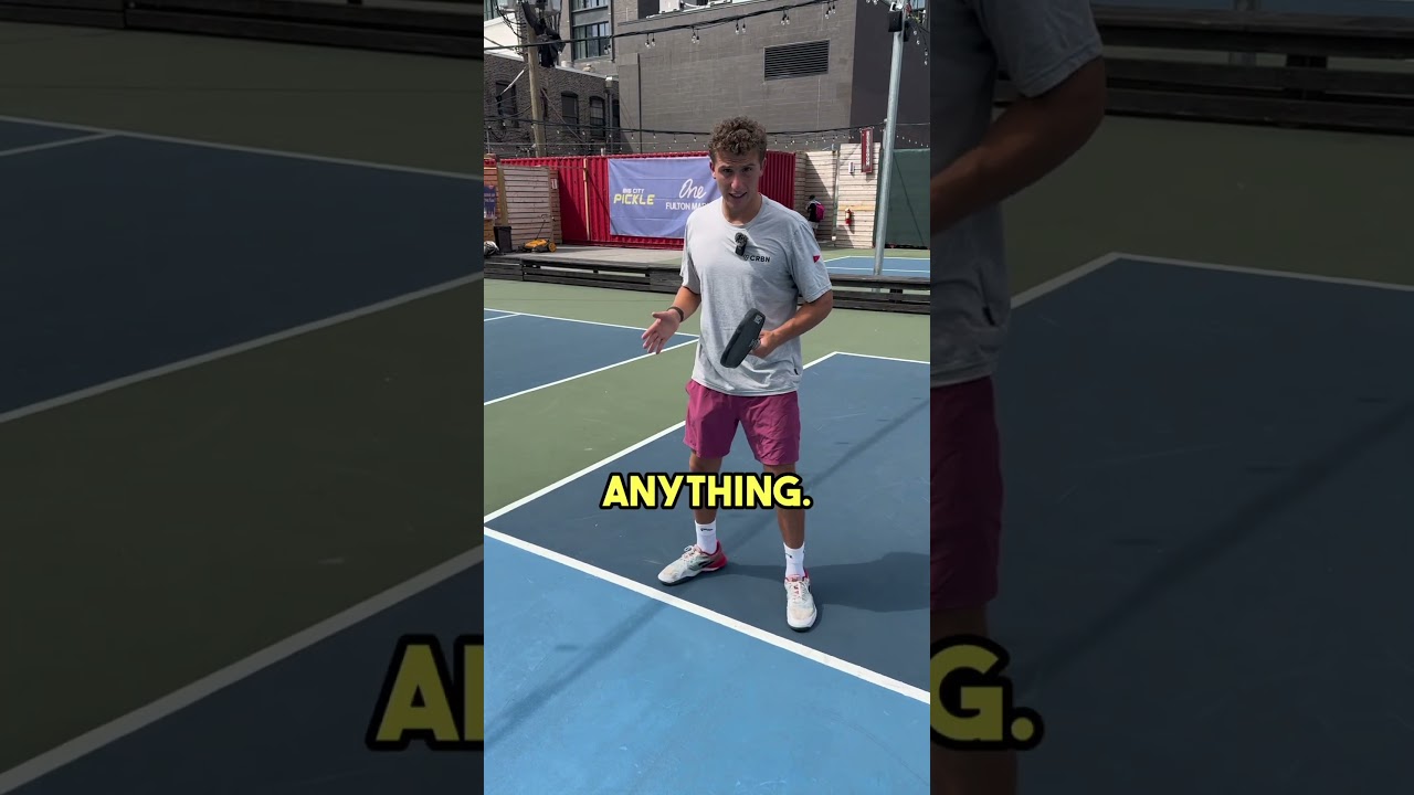 The Most Deceptive Pickleball Shot. And How To Hit it. #pickleballtips #pickleball #shorts