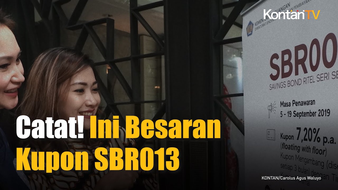 Kupon SBR013 Ditetapkan Sebesar 6,45% Dan 6,60% | KONTAN News