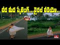 Kerala woman skateboards in saree, video goes viral
