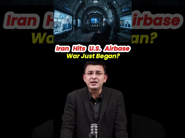 Iran Hits U.S. Airbase — War Just Began? #shorts #israel #iran