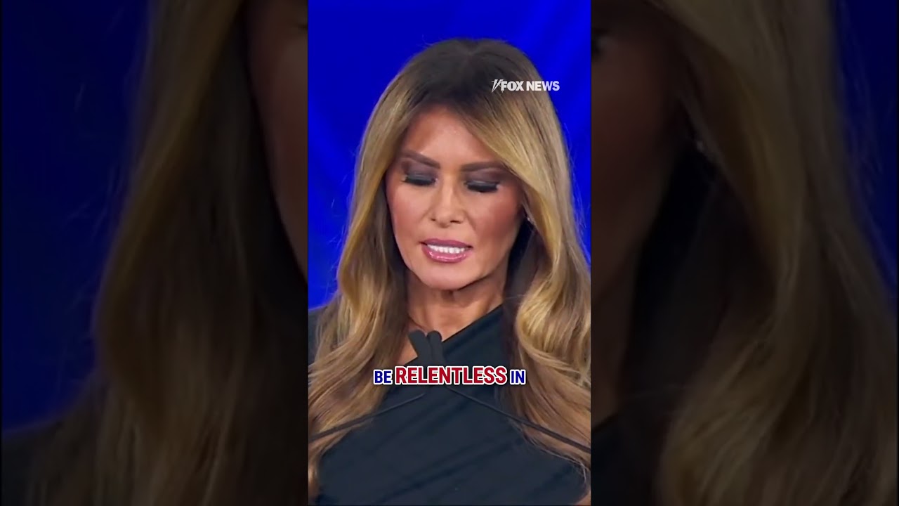 Melania Trump: Be 'relentless' in experimentation #melaniatrump #trump #shorts #speech