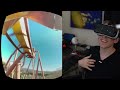 Gear VR + Galaxy S7: Riding Roller Coasters @ Six Flags