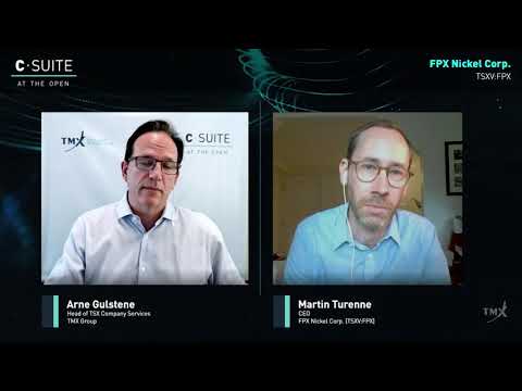 Video: Martin Turenne, CEO & President, FPX Nickel Corporation Video: Martin Turenne, CEO & President, FPX Nickel Corporation