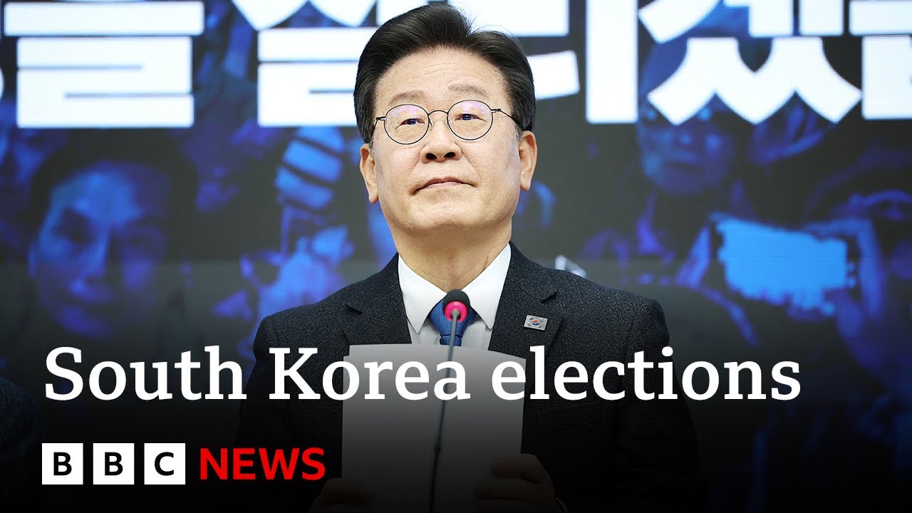 South Korean opposition wins parliamentary vote in landslide | BBC News