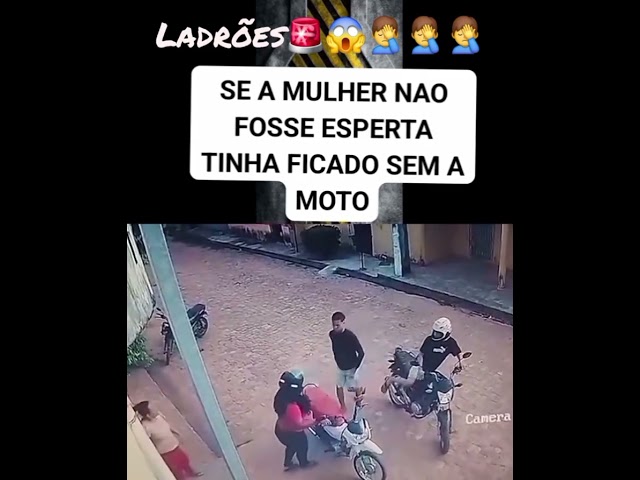 #motovlog#ladrões#tenta roubar moto da mulher#veja#!