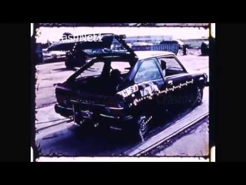 Видео краш-теста Nissan 300 zx 1984 - 1989