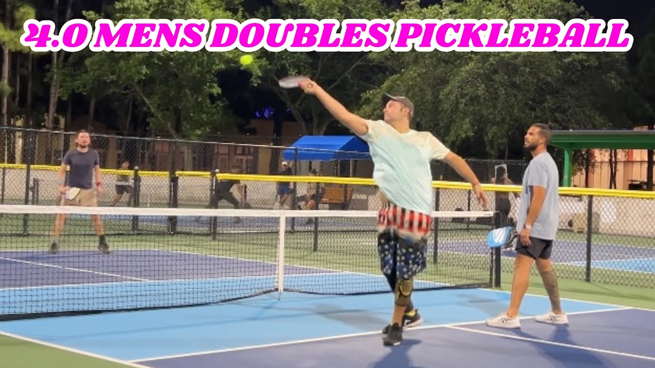 4.0 Mens Doubles Pickleball | Holiday Park | Fort Lauderdale Florida