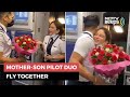 Mom-son pilot duo fly together on Mother’s Day
