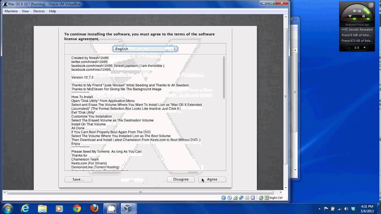 Install mac os x lion on vmware esxi 5