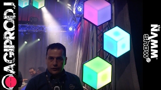 AMERICAN DJ 3D VISION TWO - 15 Hexagon panels, interface & MyDMX 2.1 in action - learn more