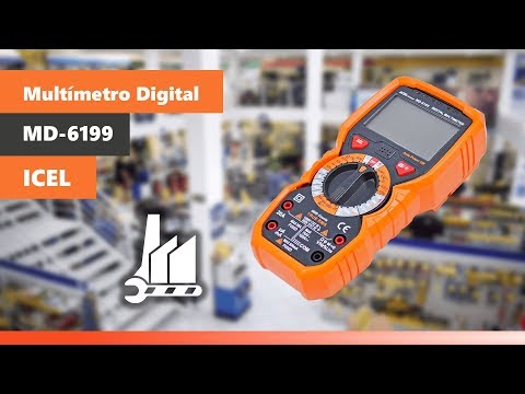 Multímetro Digital AC/DC 20 Amperes 750/1000V ICEL - Vídeo explicativo