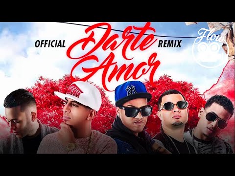 OnellFlow Feat Pusho, Randy, Jowell, Ozuna, Nio Garcia - Darte Amor Remix (Lyric Video)