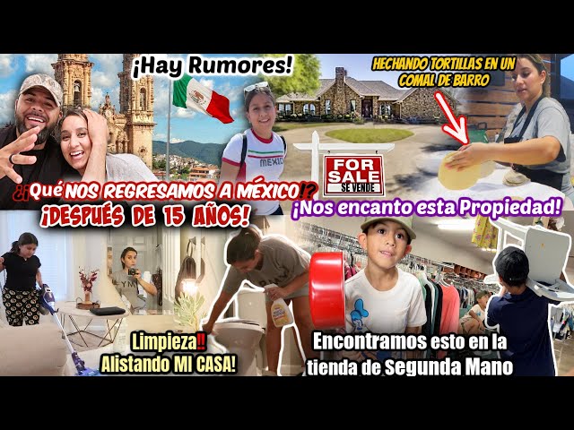 ¿¡Que Nos VAMOS DE ESTADOS UNIDOS🇺🇸!?|Alistando NUESTRA CASA-LIMPIEZA| PROPIEDAD DE NUESTROS SUEÑOS🤩