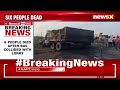 6 People Died After Bus Collided With Lorry in Chinnaganjam, AP | Injured Shifted to Hospital  - 02:32 min - News - Video