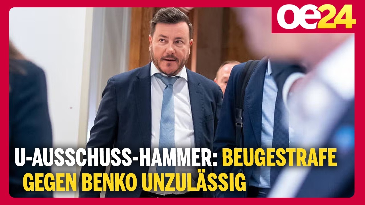 U-Ausschuss-Hammer: Beugestrafe gegen Benko unzulässig