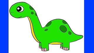 איך לצייר דינוזאור