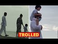 Saif Ali Khan &amp; Kareena trolled for stepping out with Taimur without masks