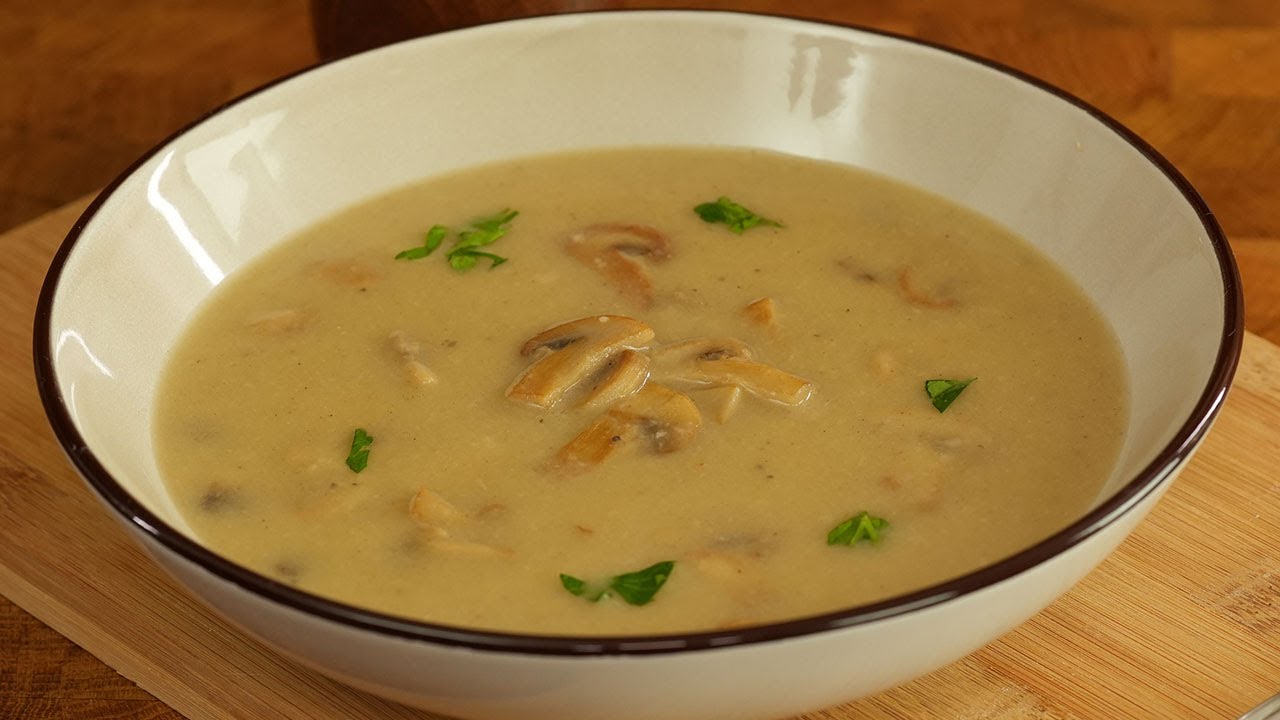 The best mushroom soup - I have not eaten better! Ready in 30 minutes and without flour