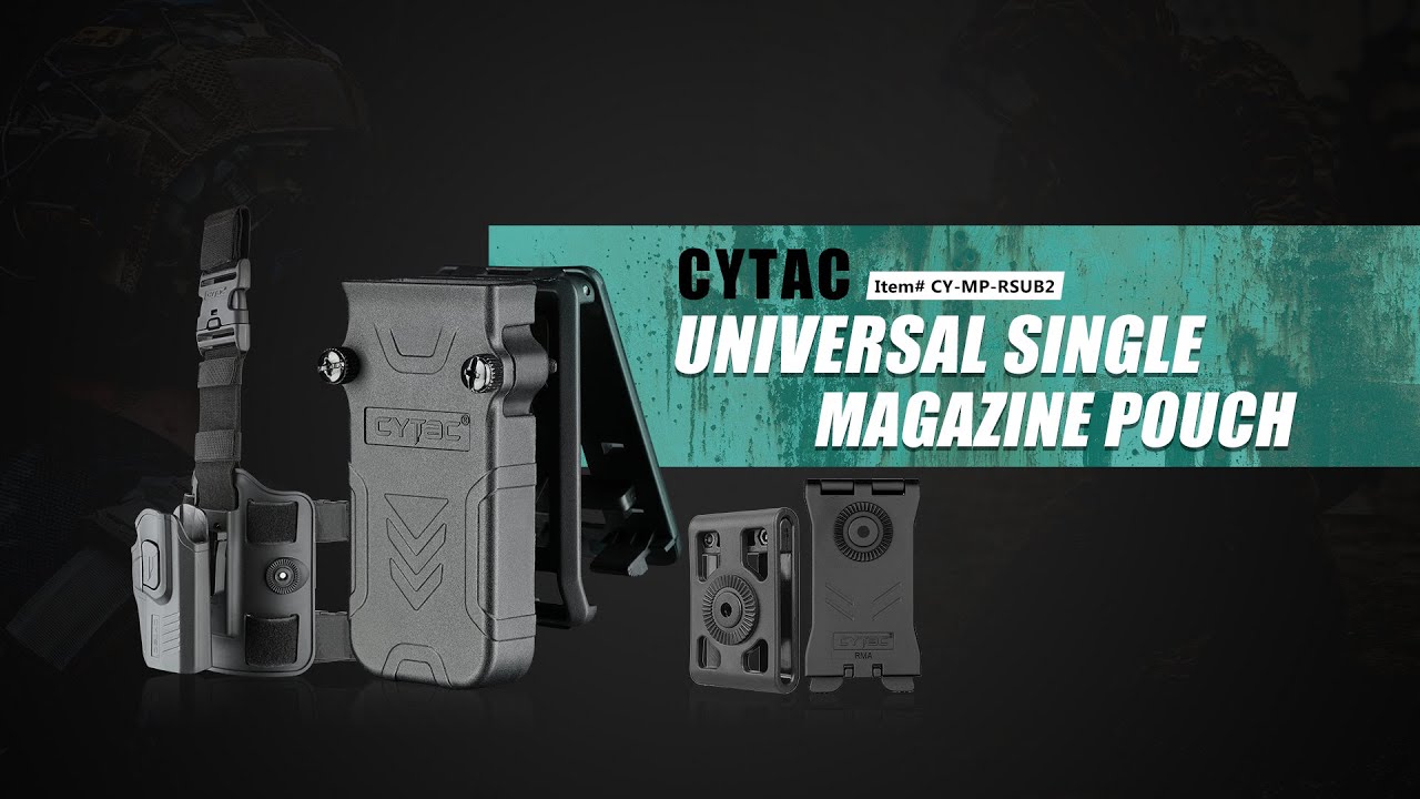 Cytac User Manua | Universal Single Magazine Pouch (Tooth Gear Connection)