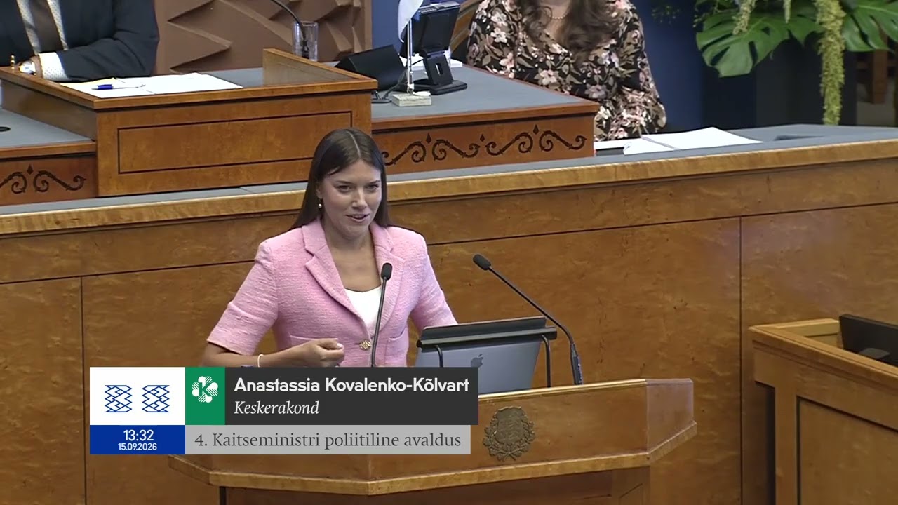 Anastassia Kovalenko-Kõlvart: kaitsevaldkonna korralageduse eest vastutab terve valitsus