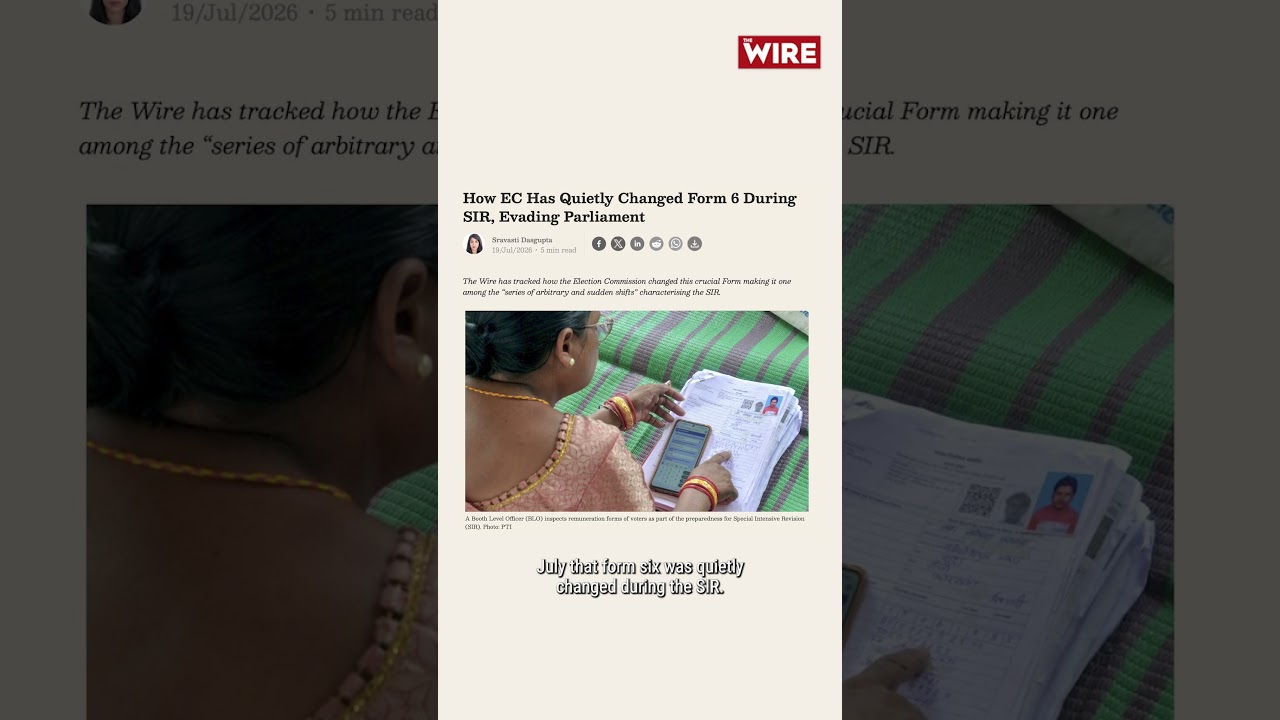 What the Election Commission's Four-Page Note Does – and Does Not – Say | Explained