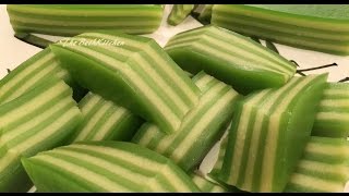 Cách làm Bánh Da Lợn Đậu Xanh Lá Dứa hướng dẫn bằng Tiếng Việt.