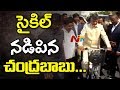 Chandrababu's Cycle Ride: Launches Smart Cycles in Amaravathi