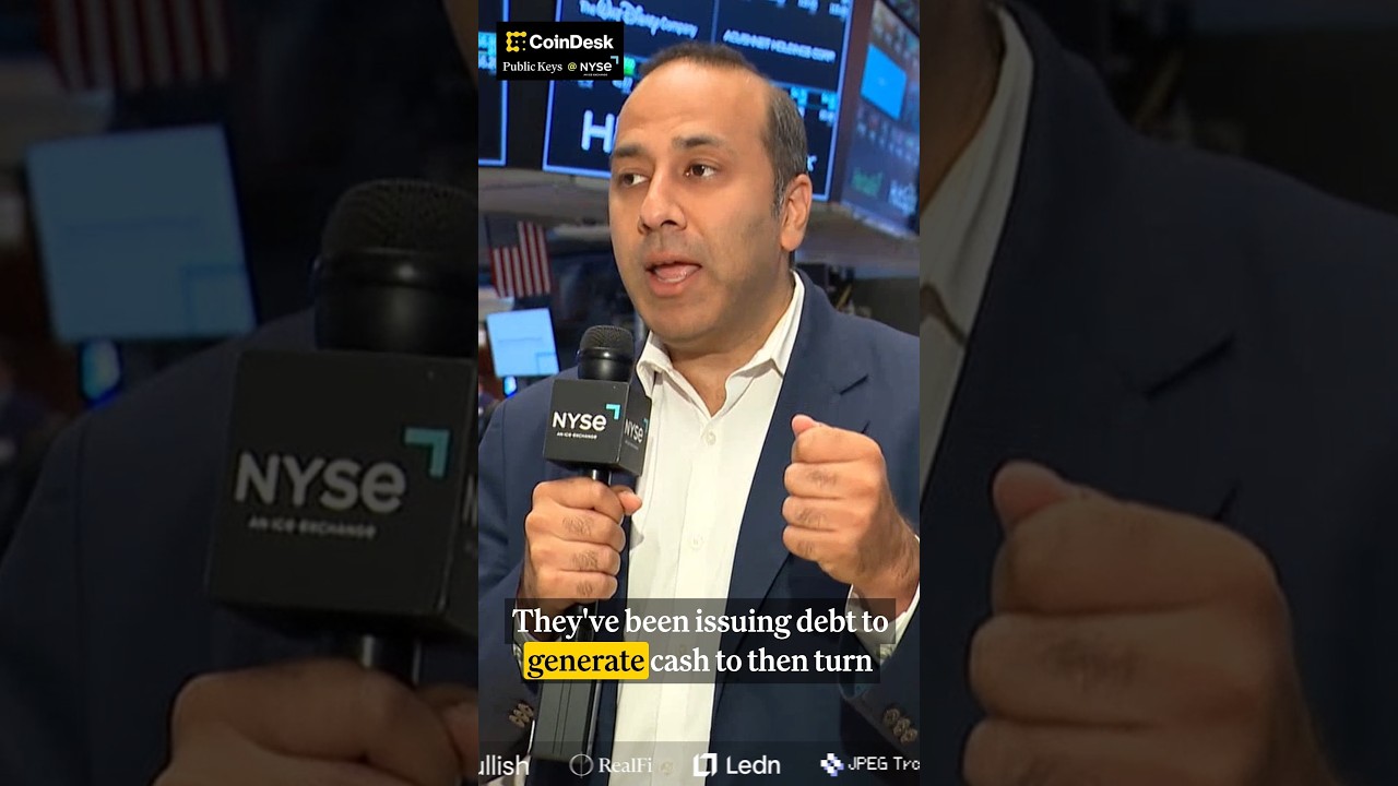 "Michael Saylor said...sell your kidney...but don't sell your Bitcoin. He's selling the Bitcoin."