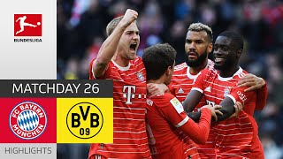 Bayern Flexing Their Muscles | Bayern München — Borussia Dortmund | Highlights | MD 26 – BuLi 22/23