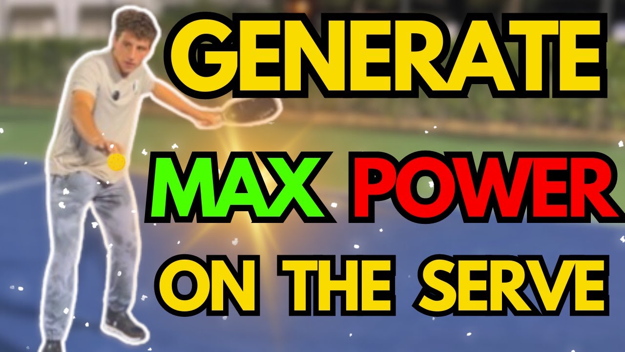 Generate MAXIMUM Power On Your Serve!