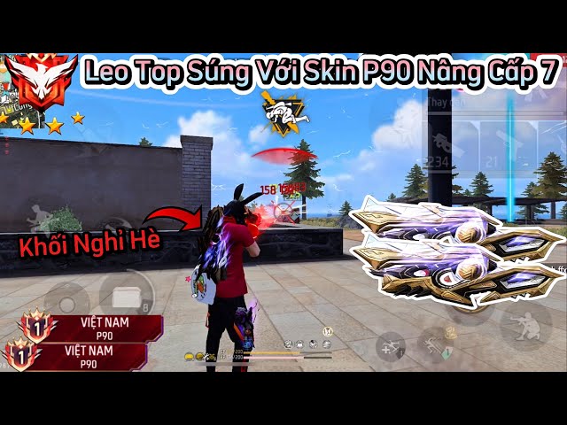 [Free Fire] Đầu Tư 15.000KC Nâng “P90 Hoàng Kim Cốt Lên LV7” Và Cái Kết Ghép Gặp Trúng Khối Nghỉ Hè!