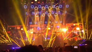 TSO 2025 Full Concert at Wilkes-Barre 7:30 show from floor center section with chapters.