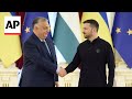 Hungarys Orban in Ukraine for talks with Zelenskyy