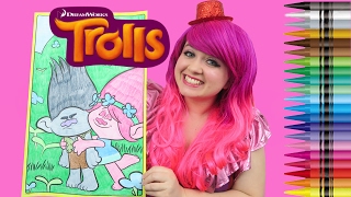 Dreamworks Trolls POPPY Coloring Book - Trolls Coloring