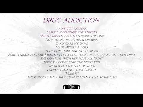YoungBoy Never Broke Again - Drug Addiction [Official Lyric Video]