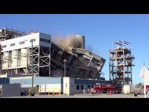 Duke Energy Sunday imploded one of three boiler units at the retired coal-fired L.V. Sutton Plant in Wilmington, N.C. Duke Energy Sunday imploded one of three boiler units at the retired coal-fired L.V. Sutton Plant in Wilmington, N.C.