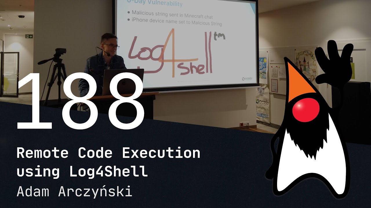 188. Wrocław JUG - Remote Code Execution using Log4Shell - Adam Arczyński