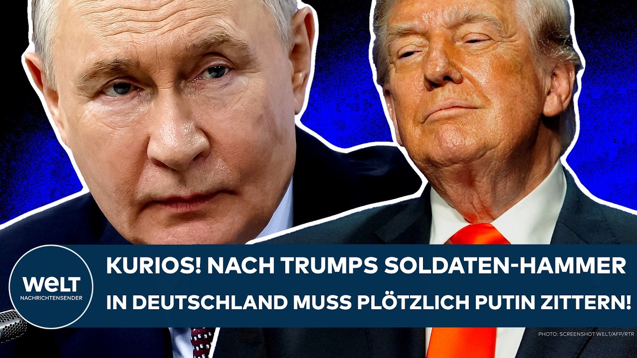 UKRAINE-KRIEG: Kurios! Nach Trumps Soldaten-Hammer in Deutschland muss plötzlich auch Putin zittern!