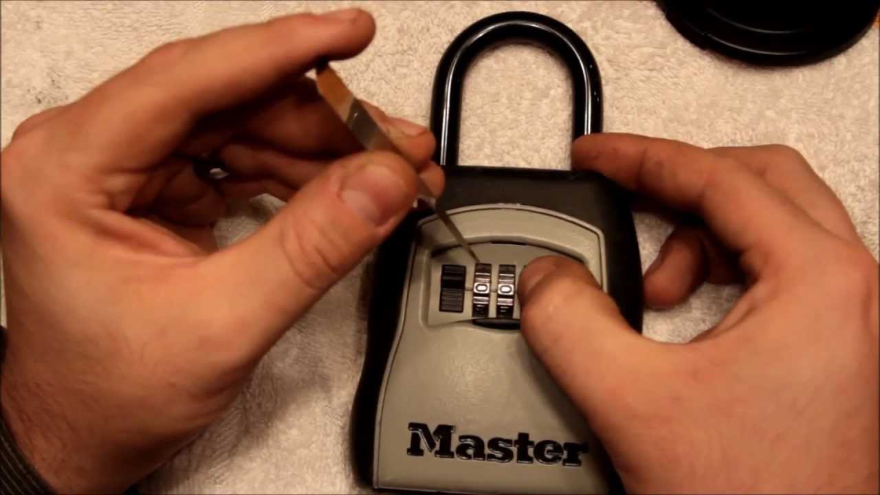 (047) Master Lock Real Estate Key "Safe" YouTube