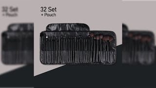 Pratinjau video produk Biutte.co Kuas Make Up Rias Kosmetik Brush 32 Set dengan Pouch - MAG5168