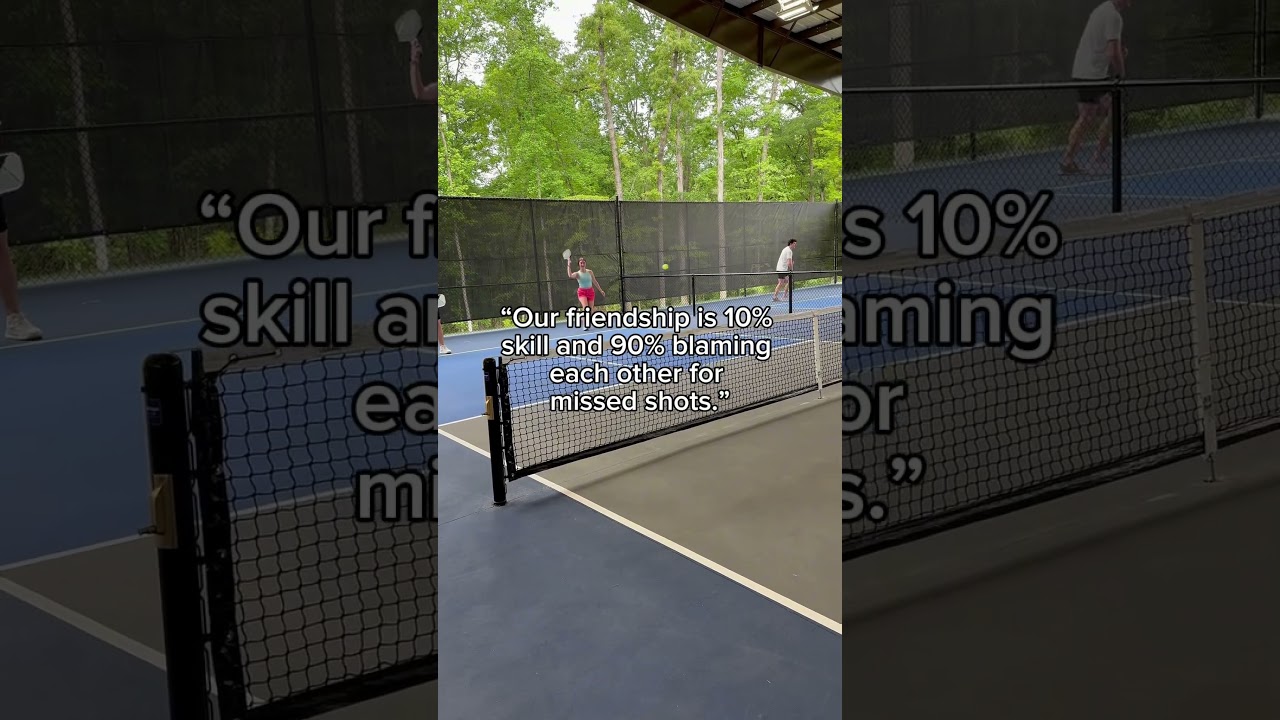 Pickleball Players Always Blame Each Other #pickleball #pickleballvideos #pickleballcontent