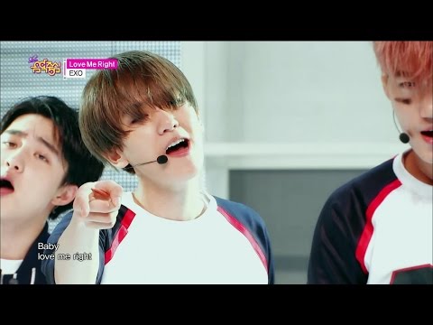 【TVPP】EXO - LOVE ME RIGHT, 엑소 - 러브 미 라이트 @ Comeback stage, Show! Music Core Live